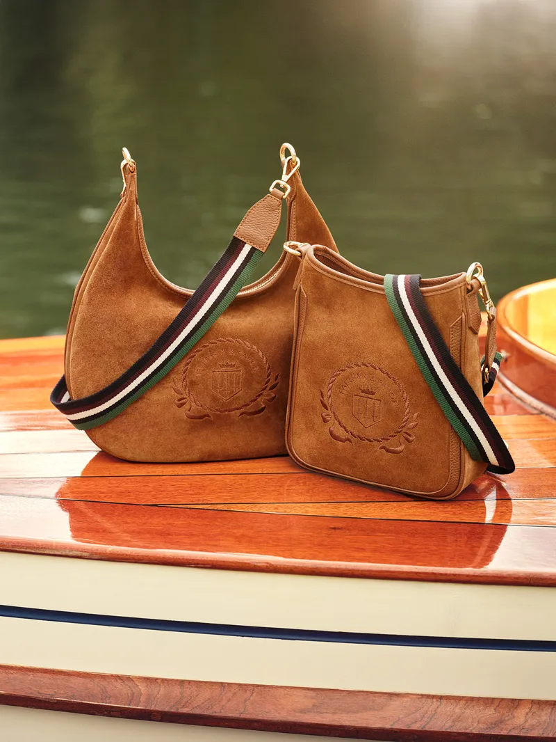 Fairfax and Favor Richmond Hobo Bag Tan Suede-3